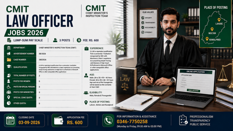 CMIT Law Officer Jobs 2026: Eligibility and Application Guide